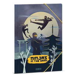 Gumis mappa A/4 ARS UNA Ninjas In The Dark