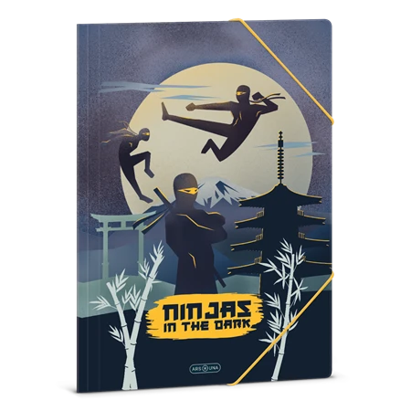 Gumis mappa A/4 ARS UNA Ninjas In The Dark
