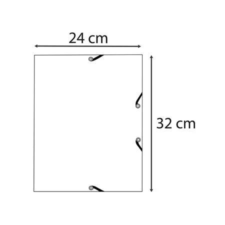 Gumis mappa A/4 EXACOMPTA 15mm gerinc, karton prespán 400 gr/m2 Autentik zsálya