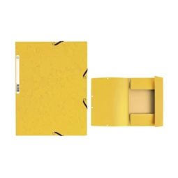 Gumis mappa A/4 EXACOMPTA karton 335 gr/m2 sárga