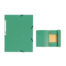Gumis mappa A/4 EXACOMPTA karton 335 gr/m2 zöld