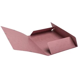 Gumis mappa A/4 EXACOMPTA karton 400 gr/m2 Skandi márványozott mintájú antik rózsaszín