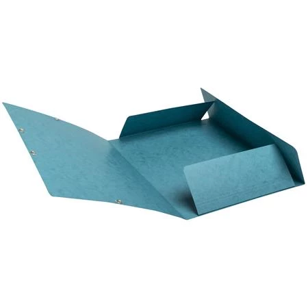 Gumis mappa A/4 EXACOMPTA karton 400 gr/m2 Skandi márványozott mintájú nyugodt kék