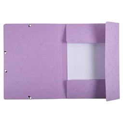 Gumis mappa A/4 EXACOMPTA karton 400 gr/m2 márványozott mintájú Aquarel lila
