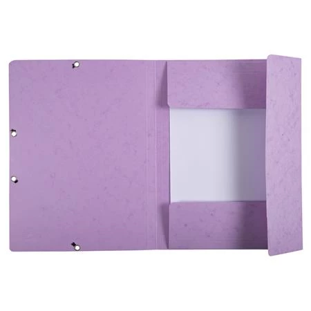 Gumis mappa A/4 EXACOMPTA karton 400 gr/m2 márványozott mintájú Aquarel lila