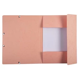 Gumis mappa A/4 EXACOMPTA karton 400 gr/m2 márványozott mintájú Aquarel pasztell korall