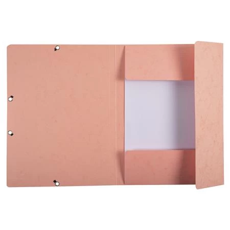 Gumis mappa A/4 EXACOMPTA karton 400 gr/m2 márványozott mintájú Aquarel pasztell korall