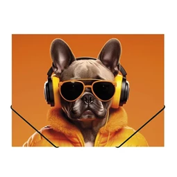 Gumis mappa A/4 PANTA PLAST 15 mm  PP Cool dog