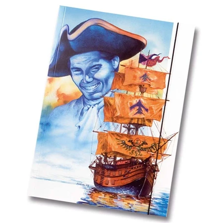 Gumis mappa A/3 Kalózhajó mintás