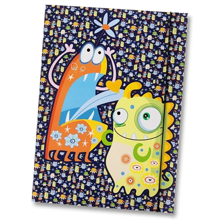 Gumis mappa A/3 Szörny mintás