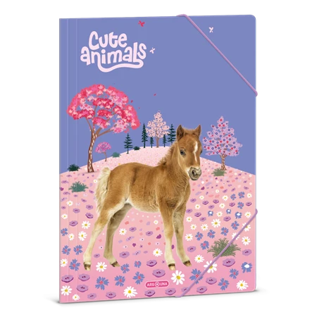 Gumis mappa A/4 ARS UNA Cuki Állatok Horse