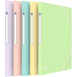 Gumis mappa A/4 Herlitz Oxford Urban Pasztel vegyes szinek 1db