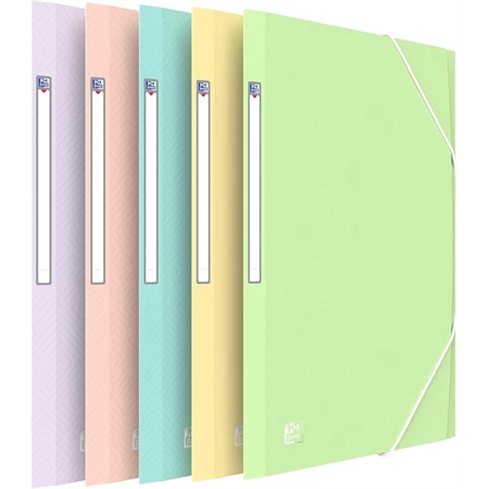 Gumis mappa A/4 Herlitz Oxford Urban Pasztel vegyes szinek 1db