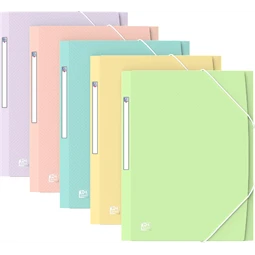 Gumis mappa A/4 Herlitz Oxford Urban Pasztel vegyes szinek 1db
