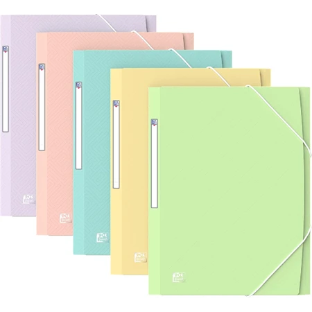Gumis mappa A/4 Herlitz Oxford Urban Pasztel vegyes szinek 1db