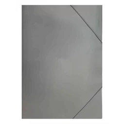 Gumis mappa A/4 PP 30 mm-ig hajlítható gerinc, szürke műanyag