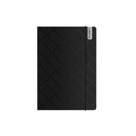 Gumis mappa A/4 STUDENT Prémium fekete