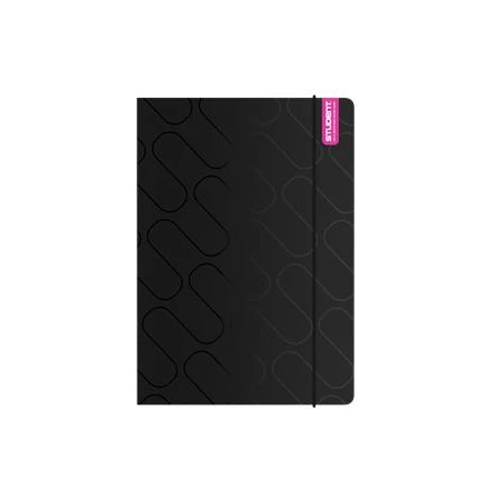 Gumis mappa A/4 STUDENT Prémium fekete