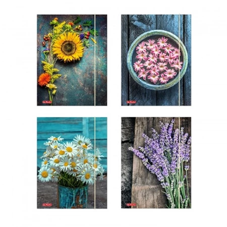 Gumis mappa A/5 HERLITZ Flower