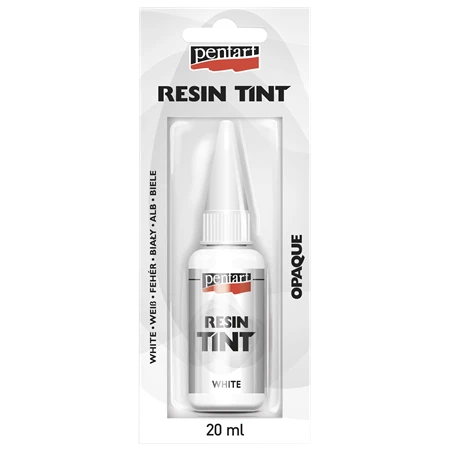 Gyantaszínező tinta nem áttetsző fehér 20 ml