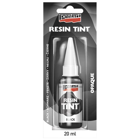 Gyantaszínező tinta nem áttetsző fekete 20 ml