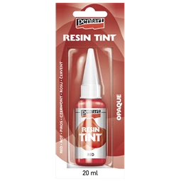 Gyantaszínező tinta nem áttetsző piros 20 ml