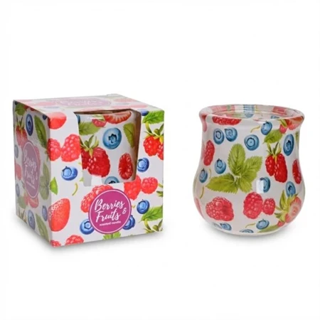 Gyertya illatos erdei gyümölcs 80 gr színes illatgyertya