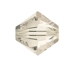 Gyöngy Swarovski 3mm-es fűzhető kúpos silver shade -5328 25db/csomag