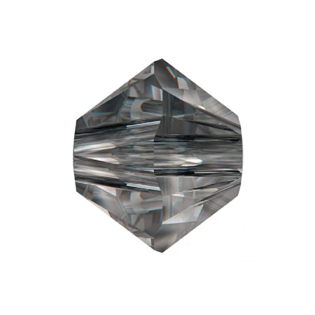 Gyöngy Swarovski 4mm-es fűzhető kúpos cry. silver night-5328 25db/csomag