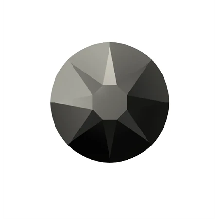 Gyöngy Swarovski SS3 ragasztható kristály 1,4mm 50db/csomag jet hematite-2058F