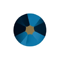 Gyöngy Swarovski SS5 ragasztható kristály 1,8mm 20db/csomag, met.blue-2058F