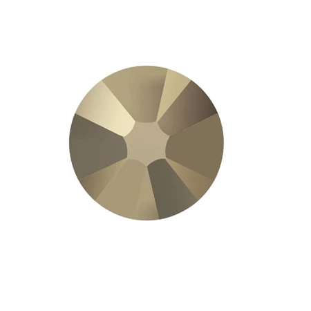 Gyöngy alkatrész-Swarovski, SS3 ragasztható kristály, 20db/csomag, met.light gold-2058F