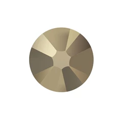 Gyöngy alkatrész-Swarovski, SS5 ragasztható kristály, 20db/csomag, met.light gold-2058F