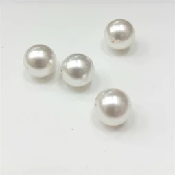 Gyöngy Swarovski igazgyöngy utánzat 12mm-es fűzhető 5db/csomag white