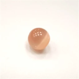 Gyöngy alkatrész- gyöngy macskaszem 10mm darabra barack