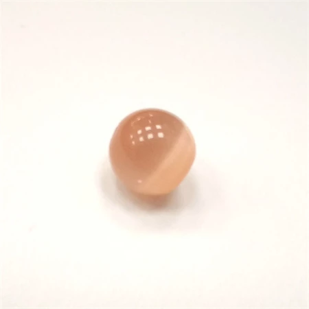 Gyöngy alkatrész- gyöngy macskaszem 10mm darabra barack