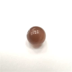 Gyöngy alkatrész- gyöngy macskaszem 10mm darabra barna