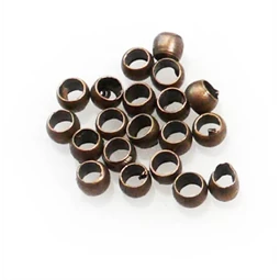 Gyöngy alkatrész- stopper 2mm 20db/csomag antik réz