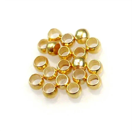 Gyöngy alkatrész- stopper 2mm 20db/csomag arany