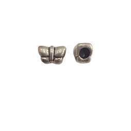 Gyöngy alkatrész- fém köztes, Pandora pillangó 15x8mm 1db