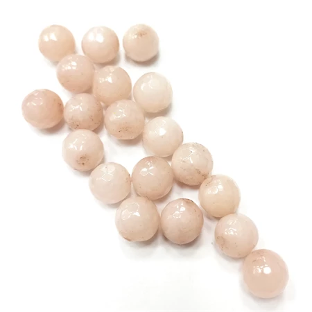 Gyöngy alkatrész- gyöngy ásvány jellegű 10mm púder min.15db/csomag