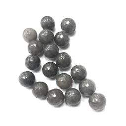 Gyöngy alkatrész- gyöngy ásvány jellegű 10mm szürkésbarna min.15db/csomag