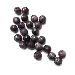 Gyöngy alkatrész- gyöngy ásvány jellegű 8mm sötétbarna min.20db/csomag
