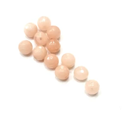 Gyöngy alkatrész- gyöngy ásvány jellegű csiszolt 8mm púder 12db/csomag