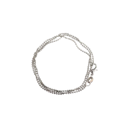 Gyöngy alkatrész- nyakláncalap, golyós, nikkelmentes, 45cm