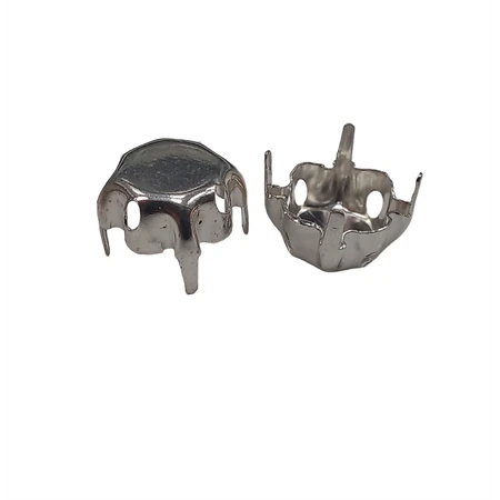 Gyöngy alkatrész- rivoli foglalat, fűzhető, 8mm, db-os