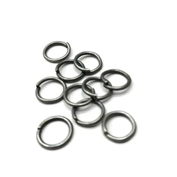 Gyöngy alkatrész-szerelőkarika 8mm óezüst 100db/csom
