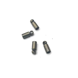 Gyöngy alkatrész- végzáró kupak 3mm antik 4db/csomag