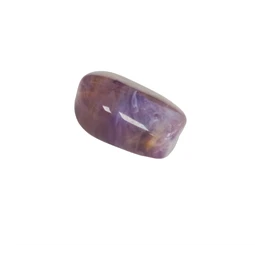 Gyöngy, műanyag gyöngy hasáb 14x25mm lila 1db