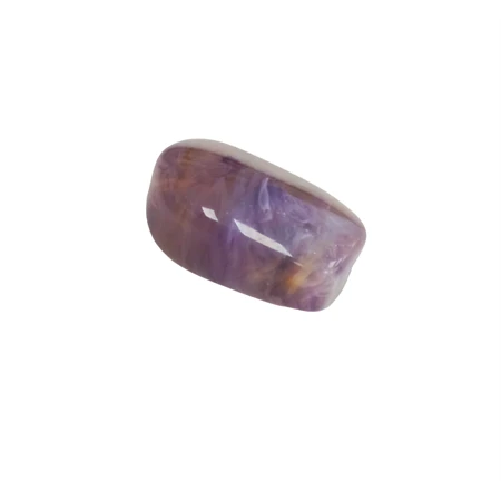 Gyöngy, műanyag gyöngy hasáb 14x25mm lila 1db